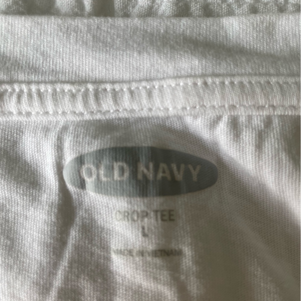 Cropped white tee - Picture 3 of 3